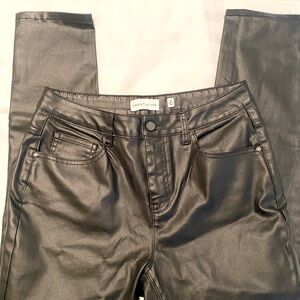 Gibson Latimer black leather pants. Size 10. Like new.